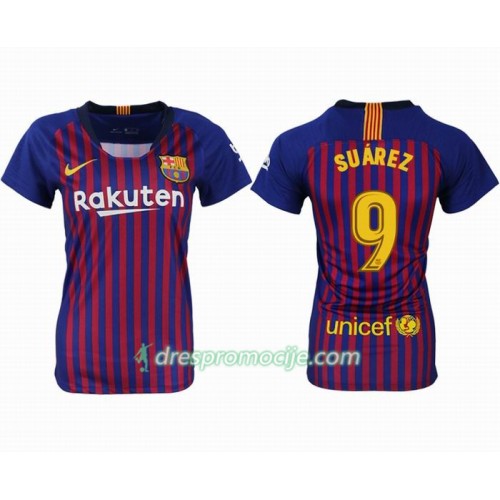 FC Barcelona Dres SUAREZ 9 Ženska Domaći 2018/19 Kratkih Rukava FC Barcelona Dres SUAREZ 9 Ženska Domaći 2018/19 Kratkih Rukava